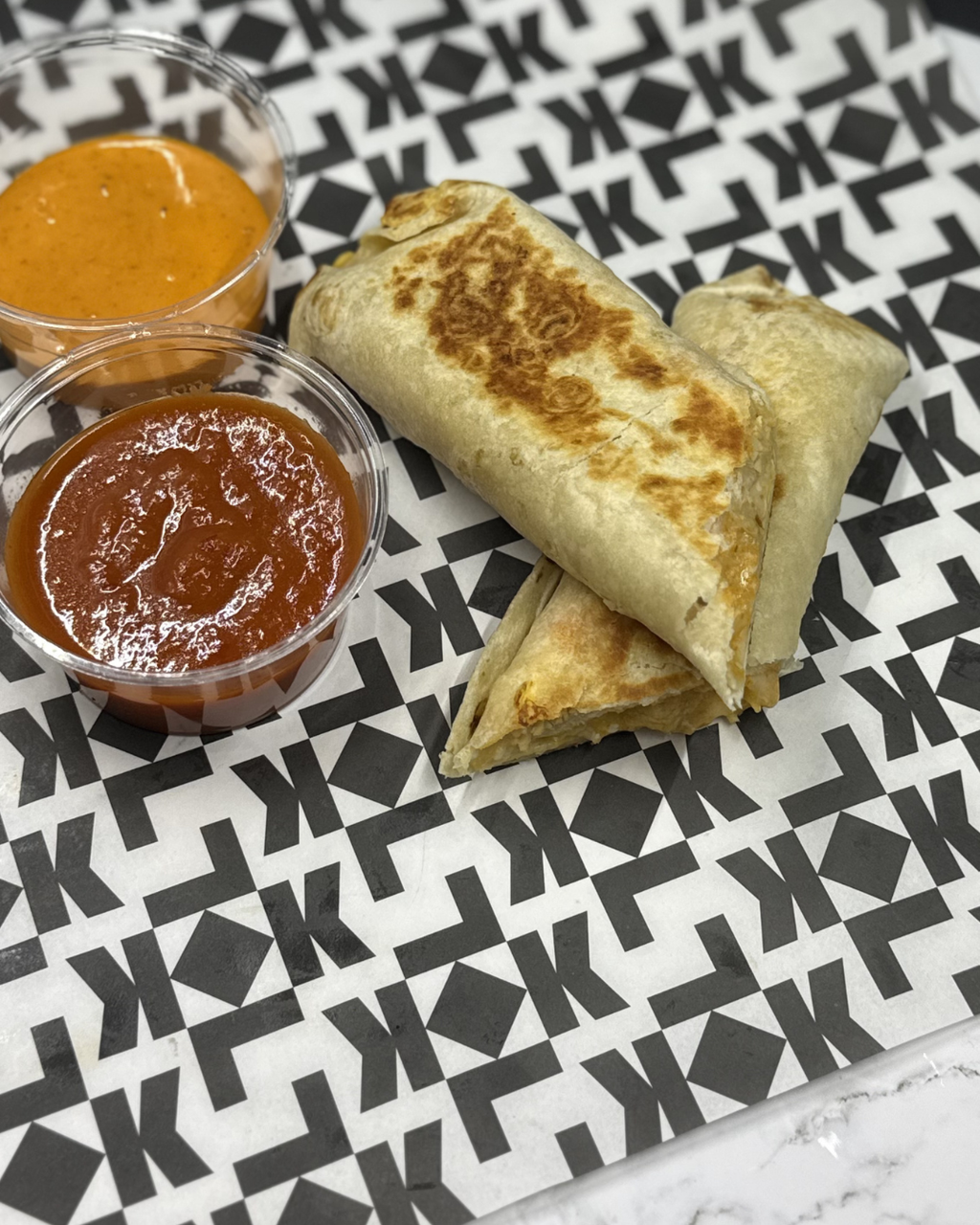 Peri Peri Chicken Breakfast Burrito